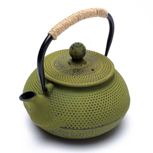 Théière émaillée Tetsukyusu 0,6 litre verte