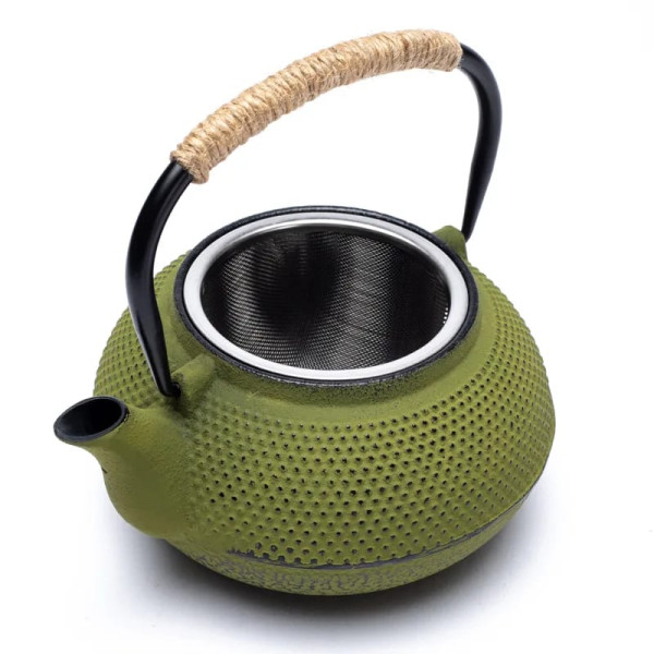 Théière émaillée Tetsukyusu 0,6 litre verte