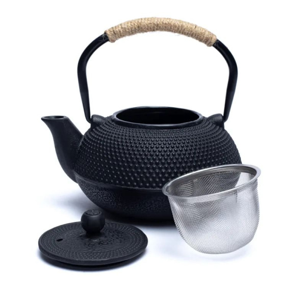 Théière Tetsukyusu émaillée 0,6 litre noir