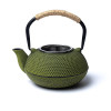 Théière Tetsubin en fonte verte de 0,6 litre (sans revêtement) -- 600 ml； ±1100g