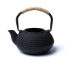 Théière en fonte Tetsubin 0,6 litre noire (sans revêtement) -- 600 ml； ±1100g