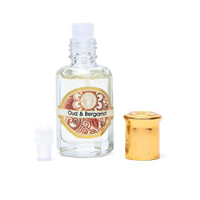Huile parfumée ayurvédique Oud et Bergamote - 10 ml