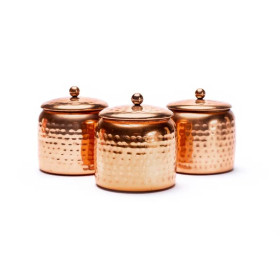 Veda Bougie en pot avec couvercle lot de 3 -- 310 g