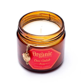 Organic Goodness Bougie en cire de Rose -- 200G