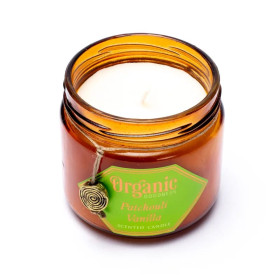 Organic Goodness Bougie en cire de Patchouli Vanille -- 200g