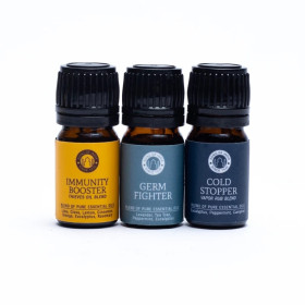 Set d'Huiles Essentielles Aromathérapie Wellness -- 3x5 ml