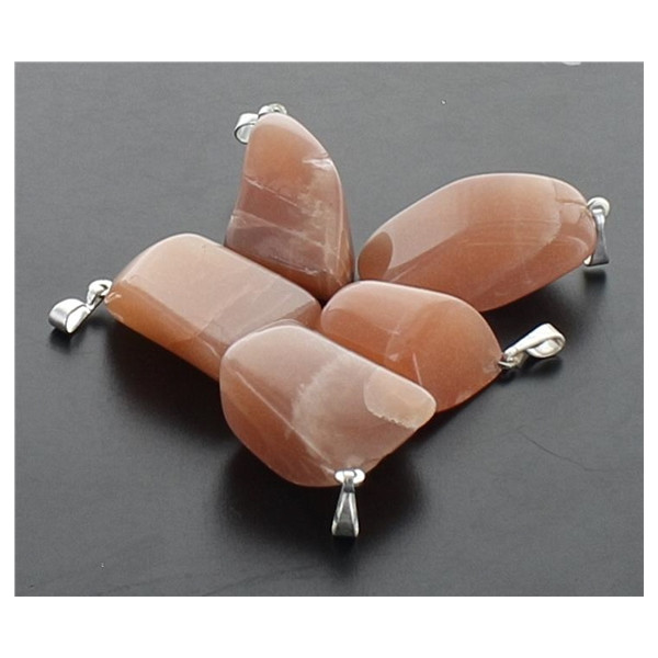 Pendentif pierre roulée - Pierre Soleil