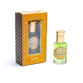 Huile parfumée ayurvédique Santal et Vétiver-- 10 ml