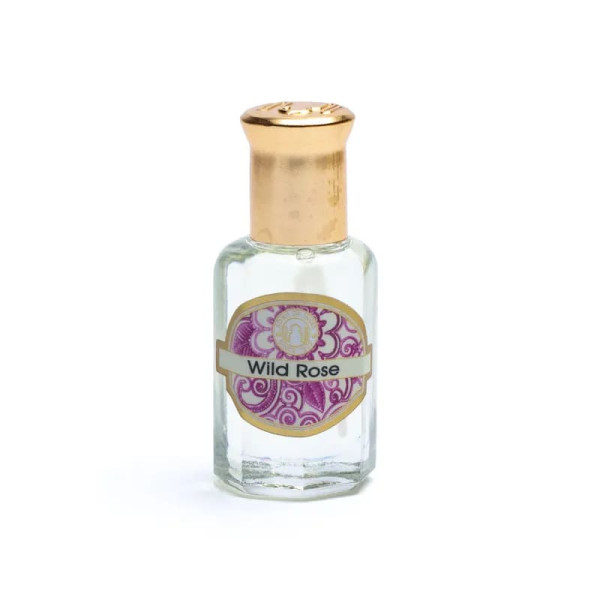 Huile parfumée ayurvédique à la Rose Sauvage -- 10 ml