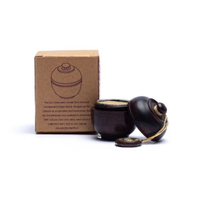 Crème parfumée Bois de Santal dans une boite de palissandre -- 6g