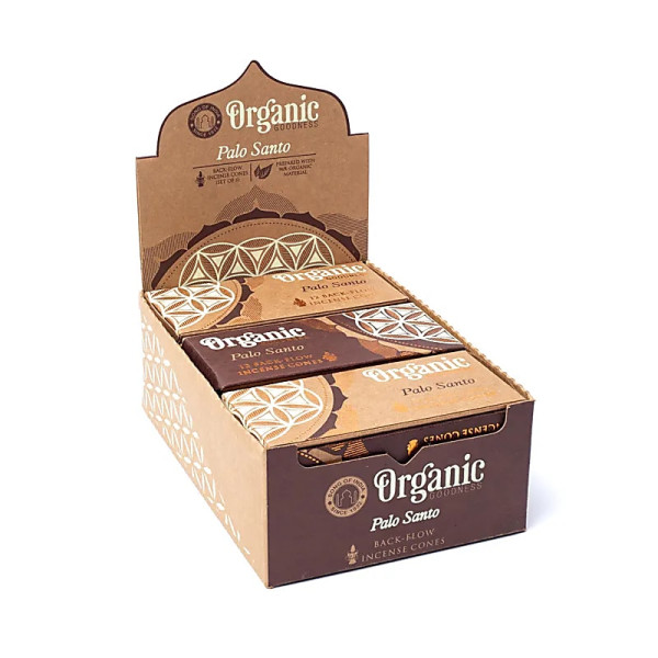 Cônes d'encens à refoulement naturel Palo Santo -- 24g