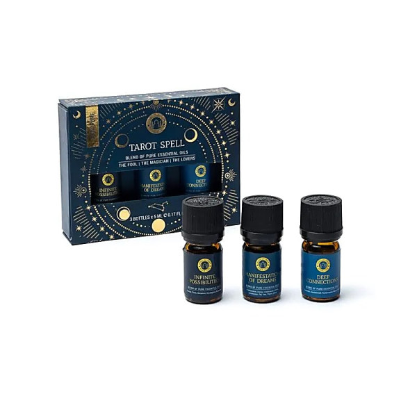 Huiles aromatiques Esoteric Collection Coffret cadeau enchantement des Tarots  -- 3x5ml