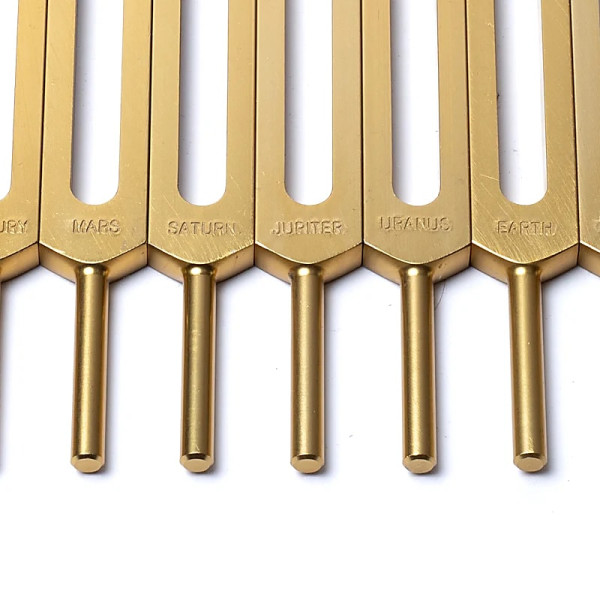 Set diapasons Cosmic Octave dorés non pondérés -- 59x32cm