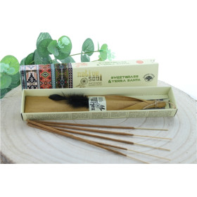 Encens Green Tree Native Soul Foin d'odeur & Yerba Santa - 15 grs