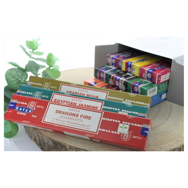 Assortiment Encens Satya 12 Fragrances