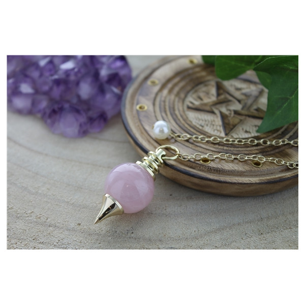 Pendule Sephoroton en Quartz Rose