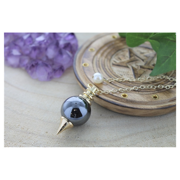Pendule Sephoroton en Hématite
