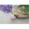 Pendule Toupie en Quartz Rose