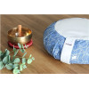 Zafu en Sarrasin Imprimé Mandala Bleu