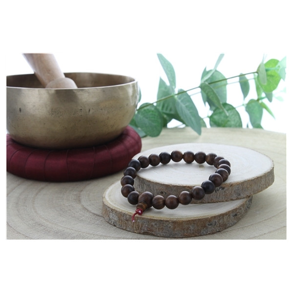 Bracelet Mala - Bois de rose
