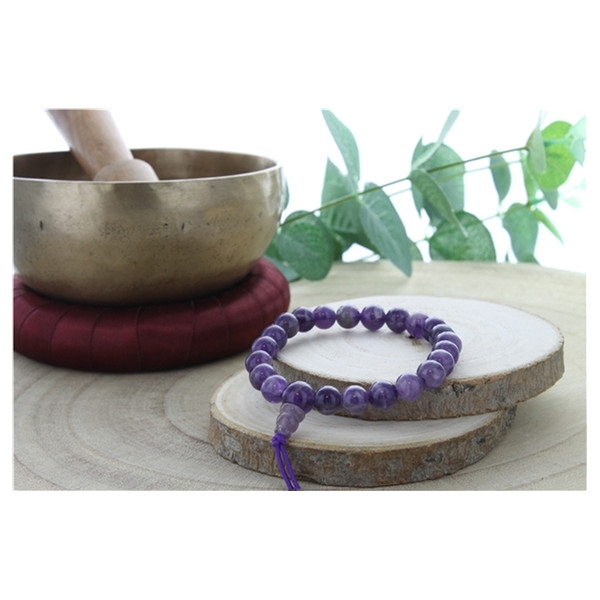 Bracelet Mala - Améthyste