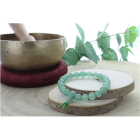 Bracelet Mala - Aventurine verte