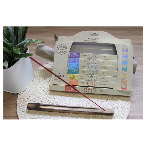 Coffret Encens Bâton Chakra Luck 7 Fragrances