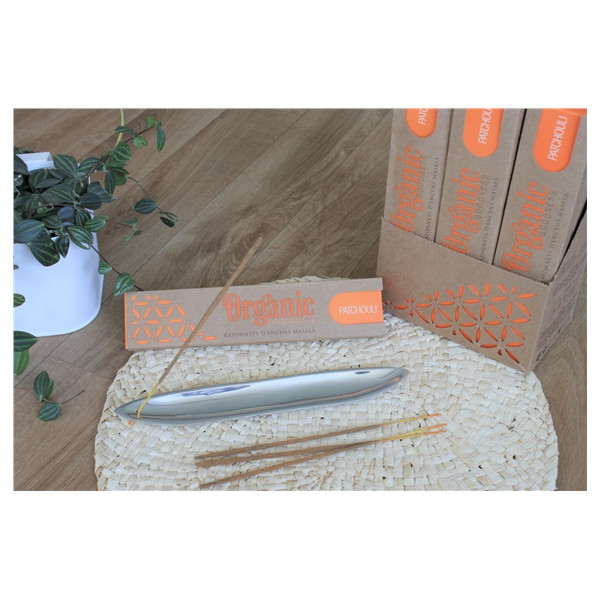 Encens Bâton Organic Patchouli 15 grs