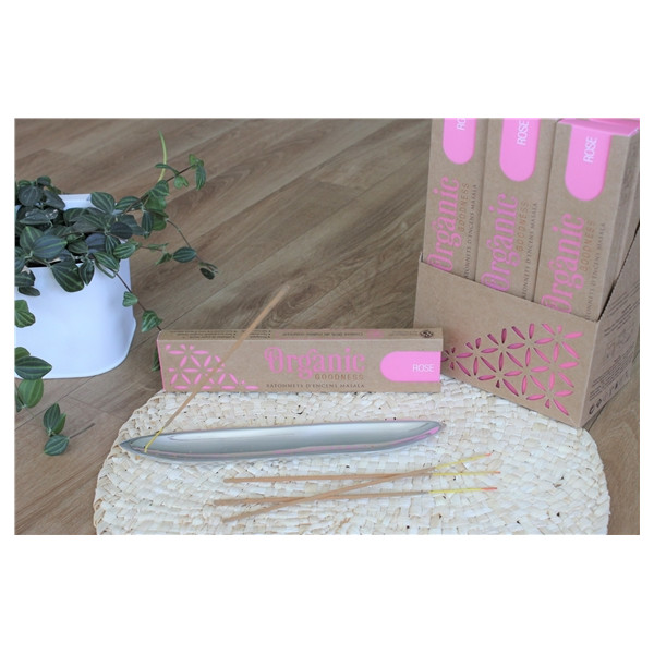 Encens Bâton Organic Rose 15 grs