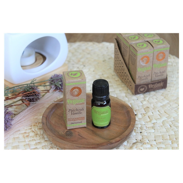 Huile parfumée Organic Patchouli Vanille 10 ml