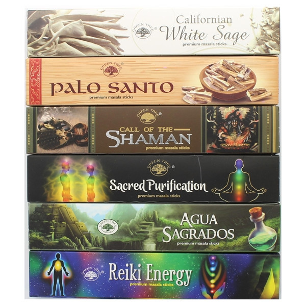 Coffret Encens Bâton Green Tree Purification 6 Fragrances