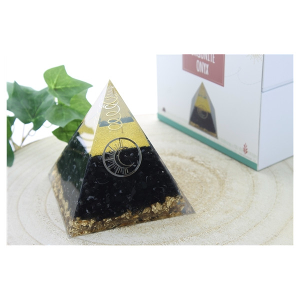 Pyramide Orgonite Onyx Lune