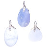 Pendentif pierre gemme Calcedoine --±1.5-3cm
