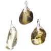 Pendentif pierre gemme Citrine naturelle --±1.5-3cm