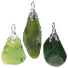 Pendentif pierre gemme Jade --±1.5-3cm