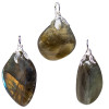 Pendentif pierre gemme Labradorite --±1.5-3cm