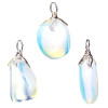 Pendentif pierre gemme Opalite --±1.5-3cm
