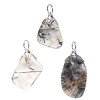 Pendentif pierre gemme Tourmaline quartz -- ±1.5-3cm