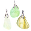 Pendentif pierre gemme Calcite verte --±1.5-3cm