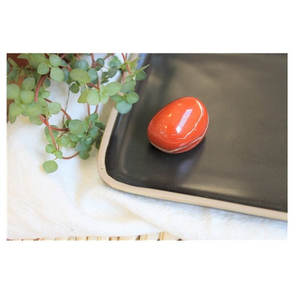 Pierre roulée Jaspe Rouge Taille L