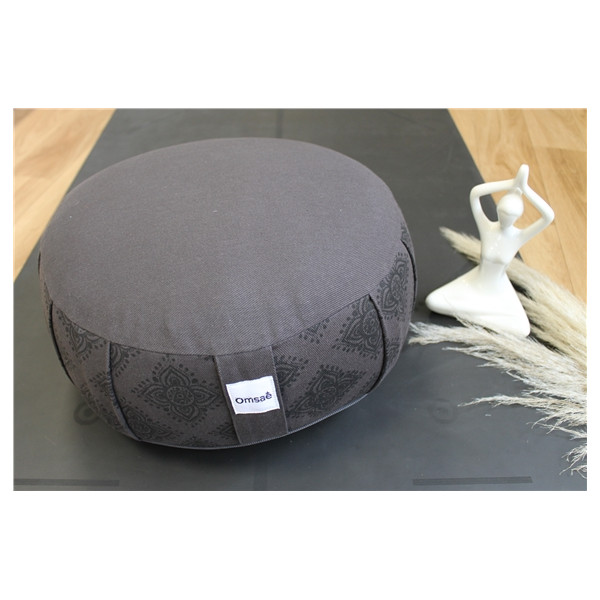 Coussin de Yoga Rond Noir