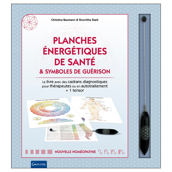 Planches énergétiques de santé & symboles de guérison - Coffret - Le livre avec des cadrans diagnostiques pour thérapeutes ou en