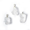 Pendentif pierre précieuse cristal de roche brute -- ±3.5cm