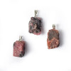 Pendentif pierre précieuse rhodonite -- ±3cm