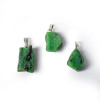 Pendentif pierre précieuse Rubis Zoisite Anyolite brute -- ±