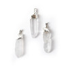 Pendentif cristal de roche brut -- ±4cm