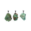Pendentif Chrysoprase brute -- ± 2,5 cm