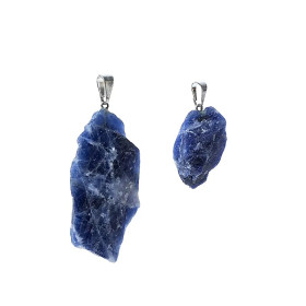 Pendentif Sodalite Brute -- ± 2cm