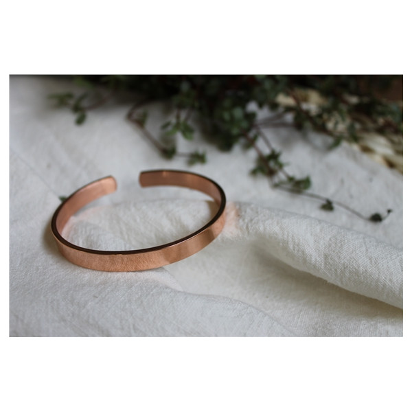 Bracelet cuivre Forme jonc plat