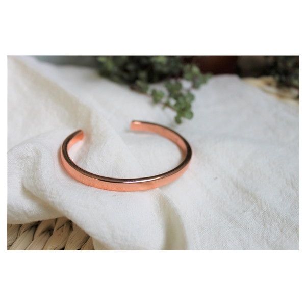 Bracelet cuivre Forme jonc arrondi Petit modèle